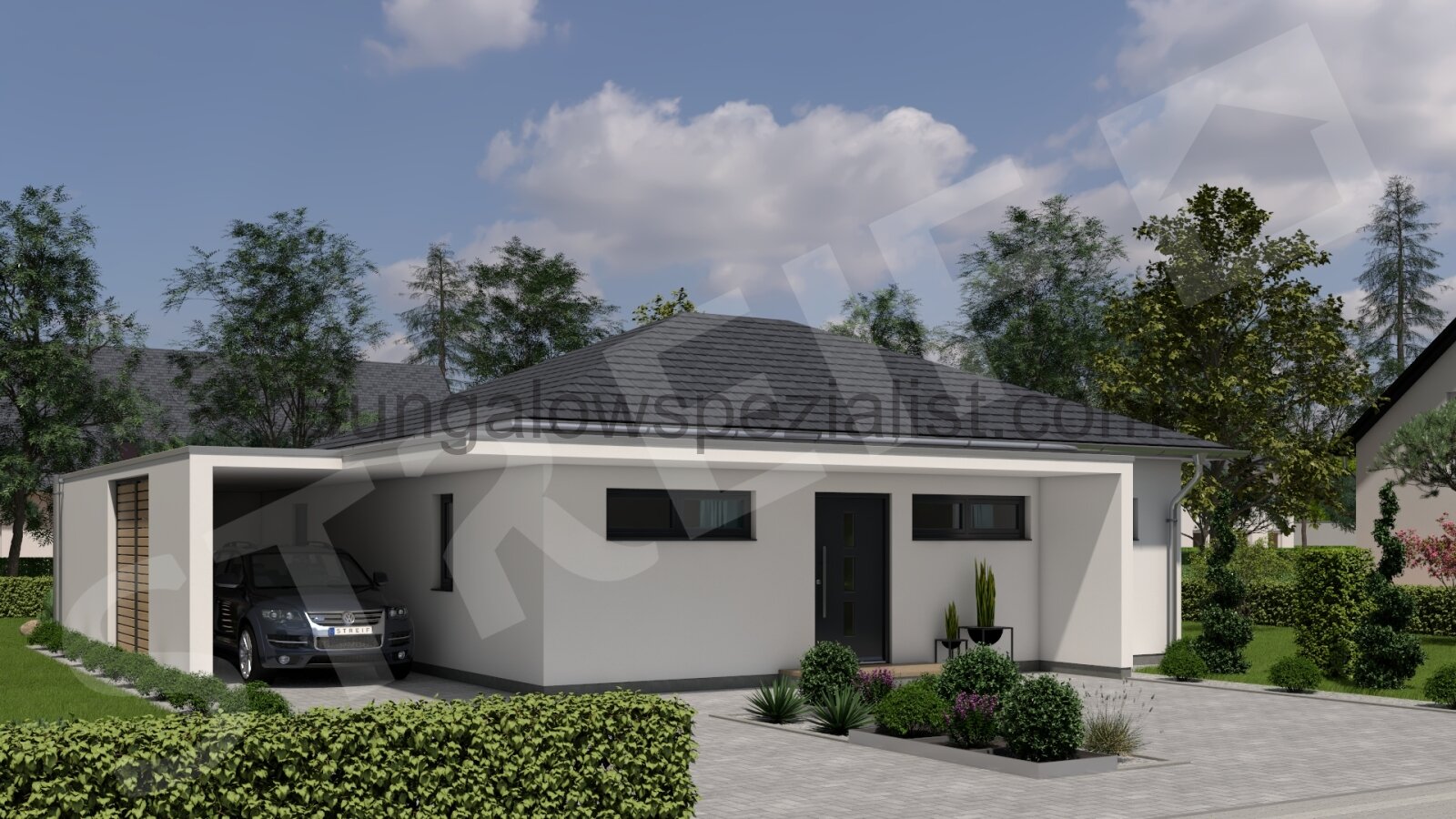 Bungalow 67 Qm / 3 Zi. / monatliche Finanzierungsrate 686,-- / PV / Schlüsselfertig Bungalow 67 Qm / 3 Zi. / monatliche Finanzierungsrate 686,-- / PV / Schlüsselfertig